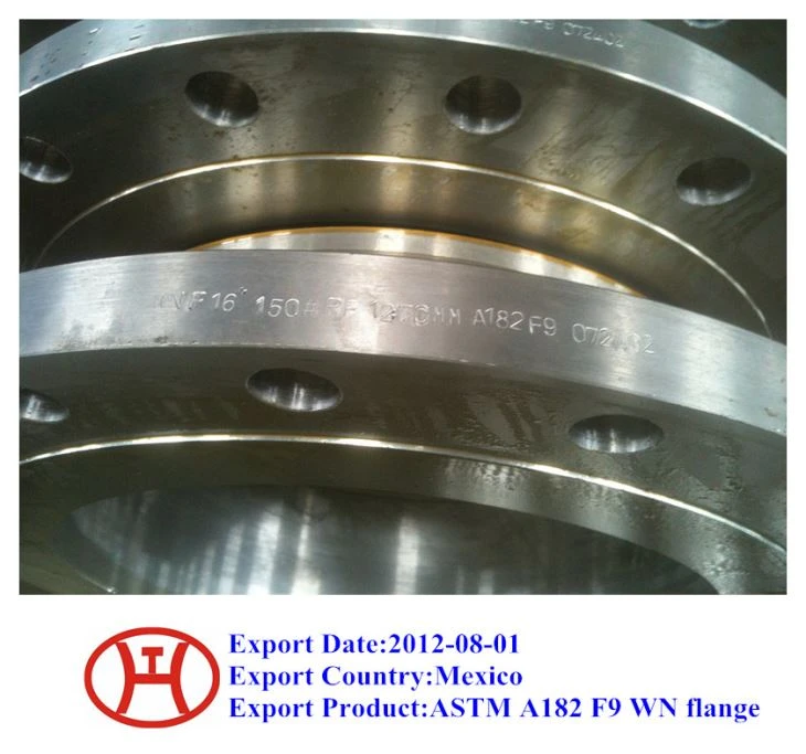 ASTM A 182 F 9 WN 플랜지