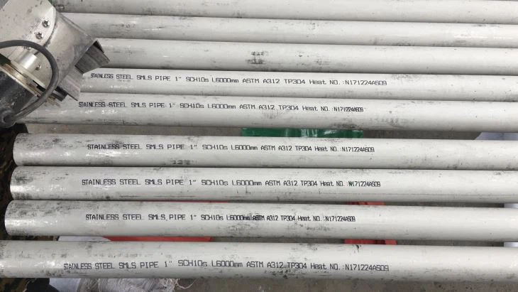 ASTM A 312  TP 304  스테인레스 스틸 파이프