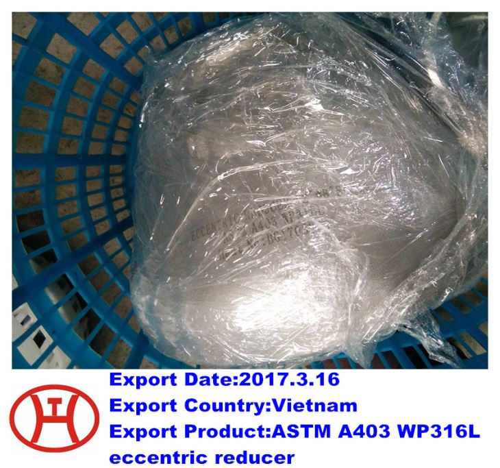ASTM A 403 WP 316 L 편심 감속기