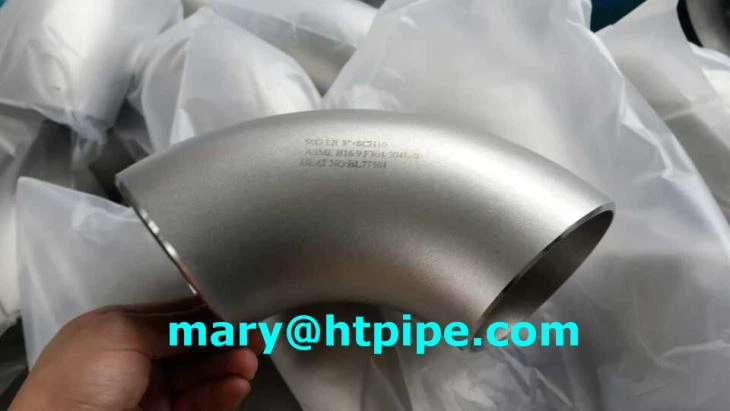 ASTM A 403  WP 347 H 스테인리스 엘보우 긴 반경
