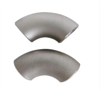 ASTM B16.9 티타늄 합금 파이프 피팅 45 90 180도 티타늄 팔꿈치